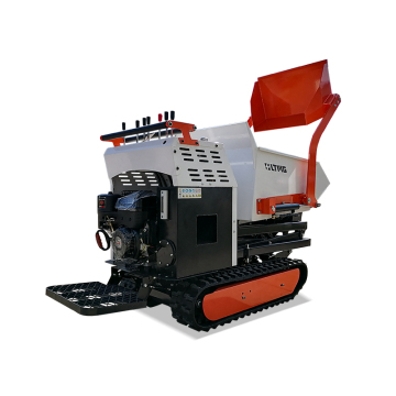 Mini Gasoline Engine Tracked Dumper Loaders for Machinery Repair Shops (300kg-500kg)