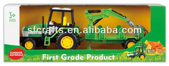 Plastic free wheel farmer truck toys for children