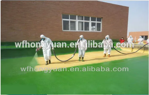 Spraying pure Polyurea Elastomer Waterproof Protection Coating for roof repair