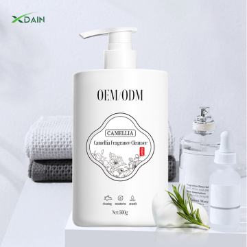 Private Label Camellia Face Wash 500g - Glycerin Pore Cleaner, Anti-Acne, Whitening Facial Cleanser