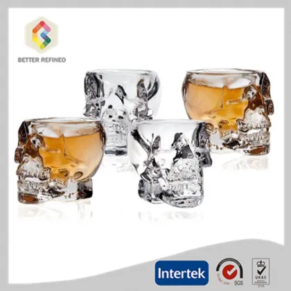 50ML Crystal Skull Head Shot glass Cup