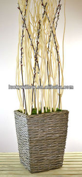 garden flower mini wicker baskets in different material&size