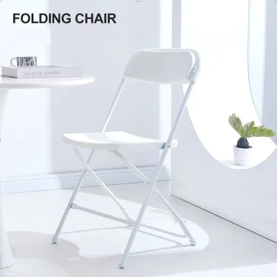 White Plastic Folding Chairs Rental: Durable, Stackable, and Portable for Meetings & Parties