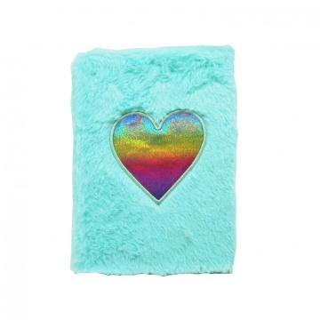 TACCUINO A CUORE BLU -0