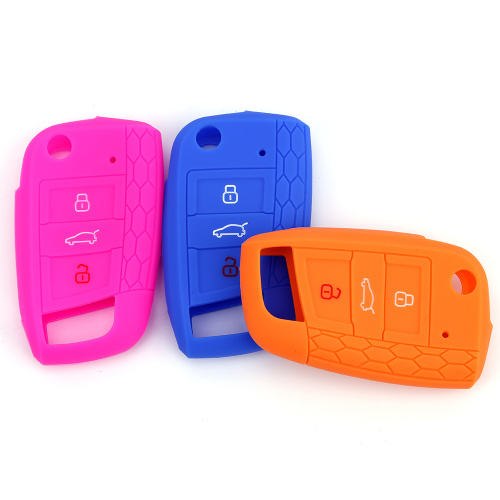 Wholesale Golf7 Silicone 3 Buttons Car Key Cover
