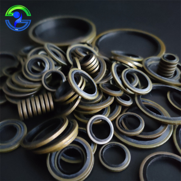 Nbr Metal Zinc Plated Steel Gasket Bolt Washer Combination