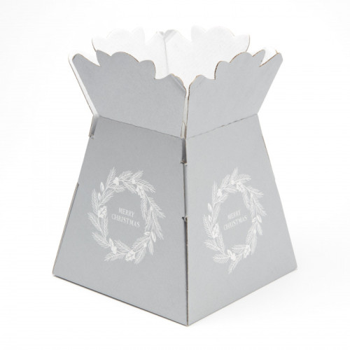 Unique cardboard corrugated shipping box for flower