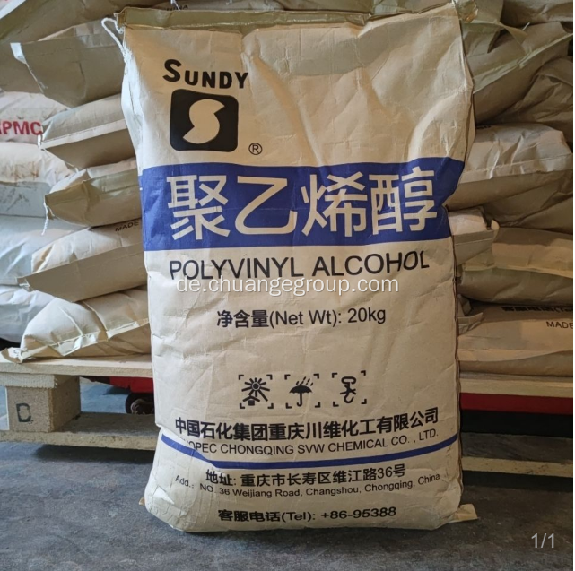 Sinopec Chuanwei PVA -Harzpulverform für Farbe