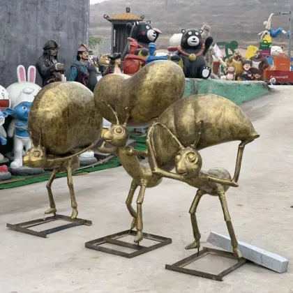 Wholesale decoration fiberglass ant statue