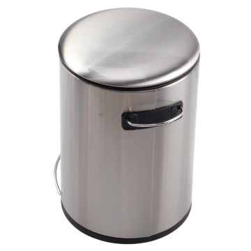 Silver Household Pedal Bin Auto-Pedal Sytem with Bucket