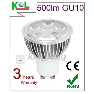 BRIGH STAR LIGHTING LED GU10 (450-500lm, Ra82, PHILIPS CHIPSETS)