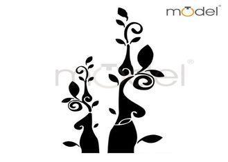 Creatcive Acrylic Removable mirrored Wall Stickers Plant Sh