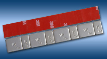 High Quality Fe Adhesive Weights 3M 5g/10gX4