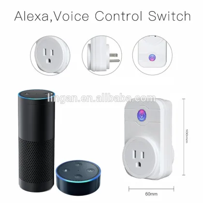 OEM Home Automation Phone Remote Control Wifi Smart Plug Socket working with Amazon Alexa echo