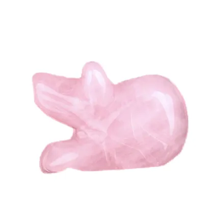 Gemstone carving mouse 1.0 Inch Handmade Craved Mouse Animal Ornament