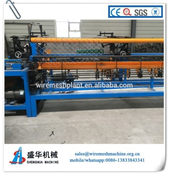 PLC control diamond mesh weaving machine/fence making machine