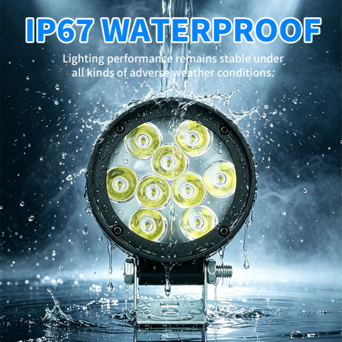 LiuHJG High Brightness 12-80v Aluminum Hjg Motorcycle Fog Light