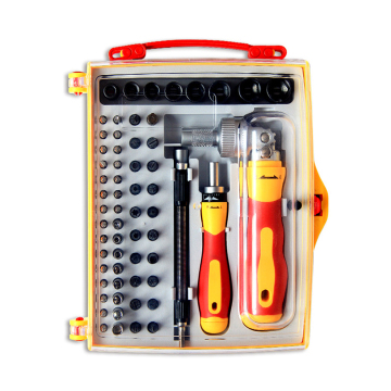 Chrome Surface Finish Direct Sale Combination Hardware Tools:  Hand Ratchet Screwdriver Set