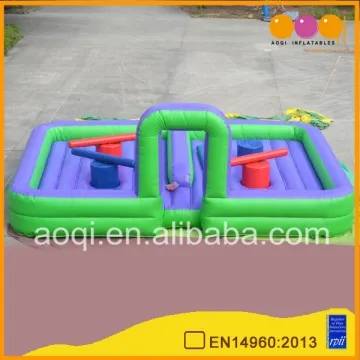 Gladiator Jousting Interactive Games Inflatable Gladiator fighting Arena for promotion