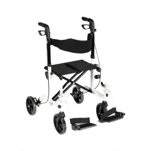 Mobilité du rollator avec roues et soins de santé de repose-pied