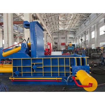 Horizontal Steel Shavings Scraps Waste Metal Baler