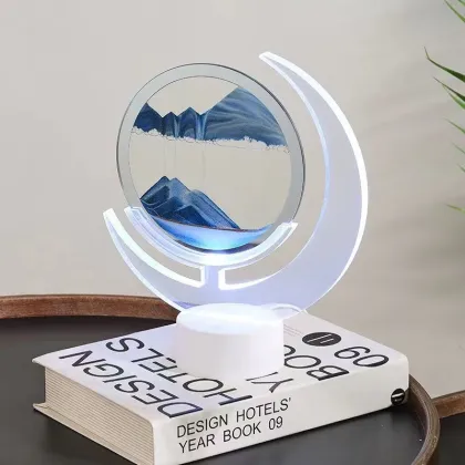 Decorative Flowing Sand Art Light