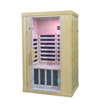Home Infrared Sauna 2 Person Sauna Wooden 1650W