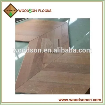 ABCD grade unfinished oak chervon parquet flooring