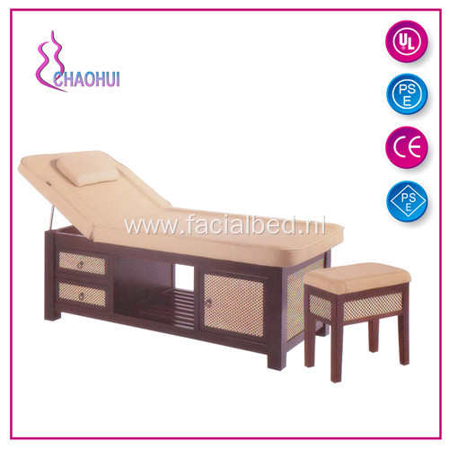Wooden Facial Bed For Beauty Shop