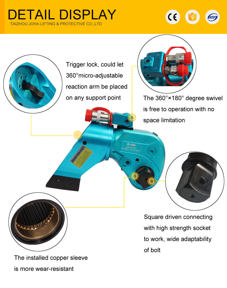 Bombea elétrica de torque hidráulico de 3 mxth