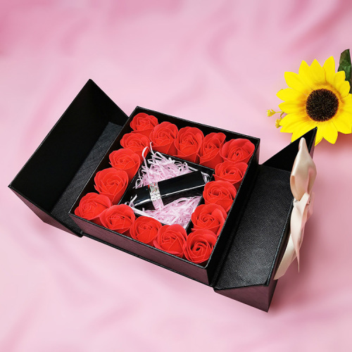 मदर्स डे लिपस्टिक पैकेजिंग नेकलेस गुलाब बॉक्स