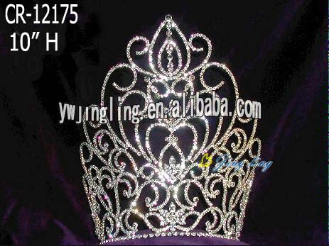 Tall Flower Tiara Pageant Valentine Crown