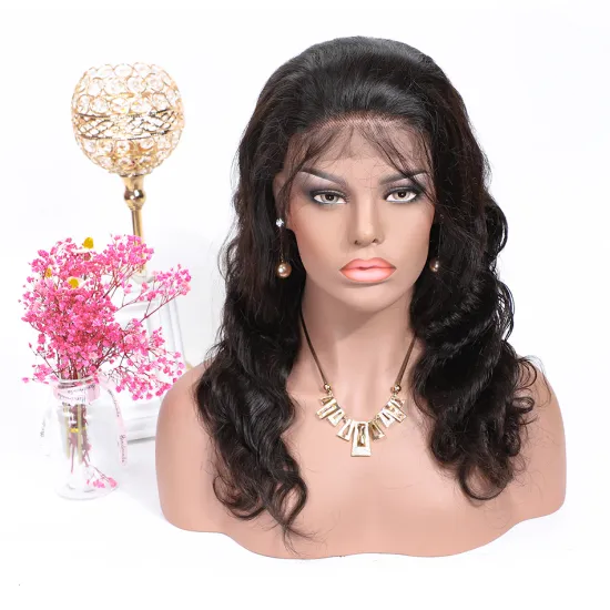 4*4 Human Lace Closure Wig Brazilian Virgin Human Hair Lace Wigs With Baby Hair Body Wave