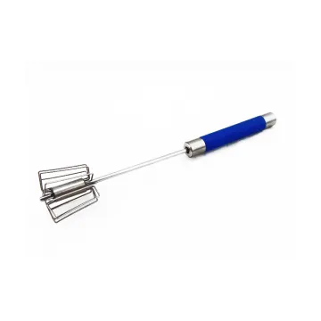 stainless steel Manual rotary rotating whisk