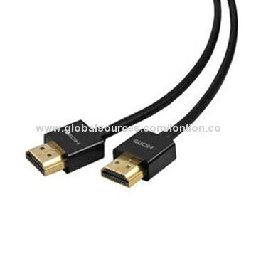 Gold plated HDMI 19p AM to AM, supports 3D CE/FCC/RoHS