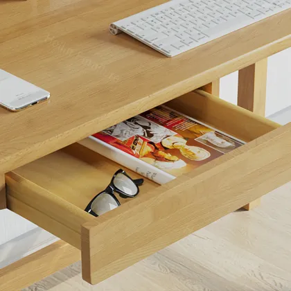 Solid Wood Computer Desk Home Office Table