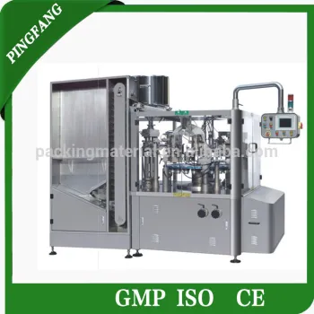 RGF-160 Fully Automatic tube filling sealing machine for medicine, with 2 filling heads