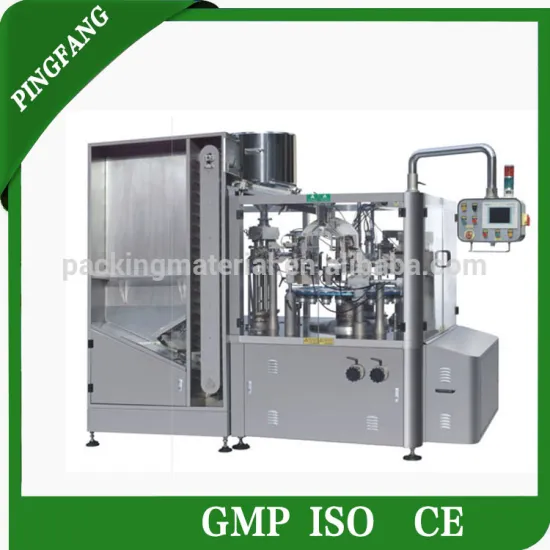 RGF-160 Fully Automatic tube filling sealing machine for medicine, with 2 filling heads