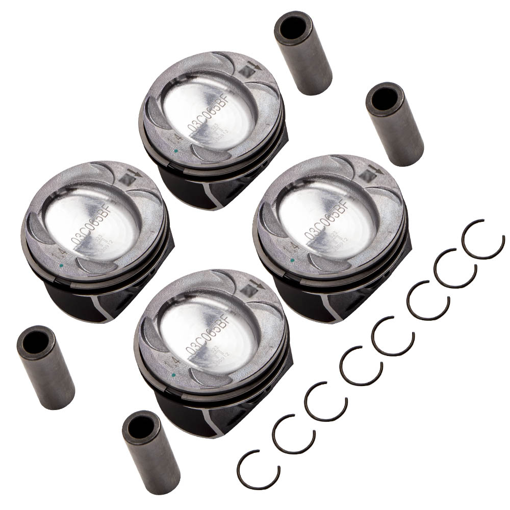 4x Piston Set For Audi for Seat for VW 1.4 TSI TFSI for VW Golf V Jetta III TSI CAVA CAV