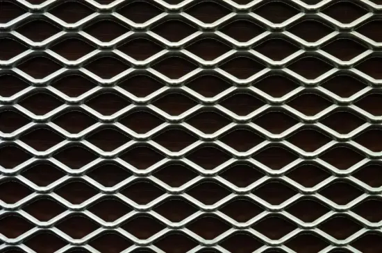 Rhombic stretch small mesh galvanized steel plate mesh