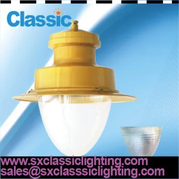 aluminum house & toughened garden fence with solar lights