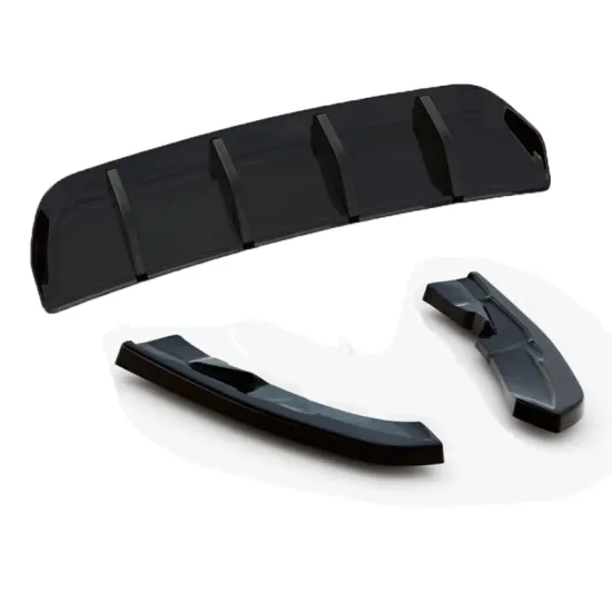 KSEEK ABS Rear Valance with Side Splitter for VW TIGUAN R MK2 FACELIFT (2020-)