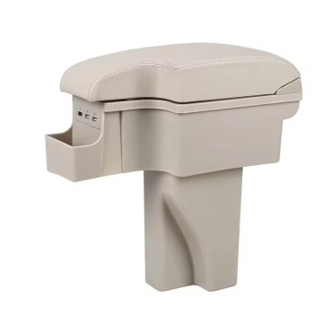 Adjustable Car Center Console Armrest Box with Leather Interior Accessories