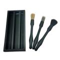 3PCS replaceable brush head car care details brush