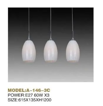 Modern small single glass pendant lights