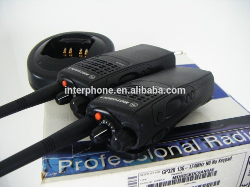 2 X interphone GP340 RADIOS WALKIE TALKIE'S VHF SECURITY HOTEL PUBS EVENTS use ,GP340