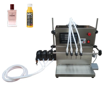 Semi-Automatic Peristaltic Pump Filling Machine for Cosmetics and Detergents (10-1000ml)