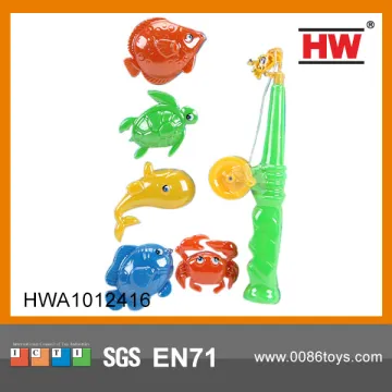 Cheap Plastic Magnetic Toy Fishing Game Set Wholesales