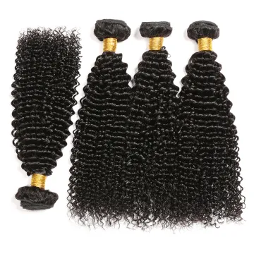 Factory bulk unprocessed raw virgin kinky curly human hair bundles with frontal and closure kinky curly hair