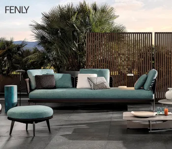 High Quality Villa Garden Furniture: Luxury Hotel Patio Rattan Beach Chairs and Outdoor Sofa Set